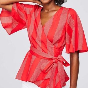 Brand new LOFT wrap top